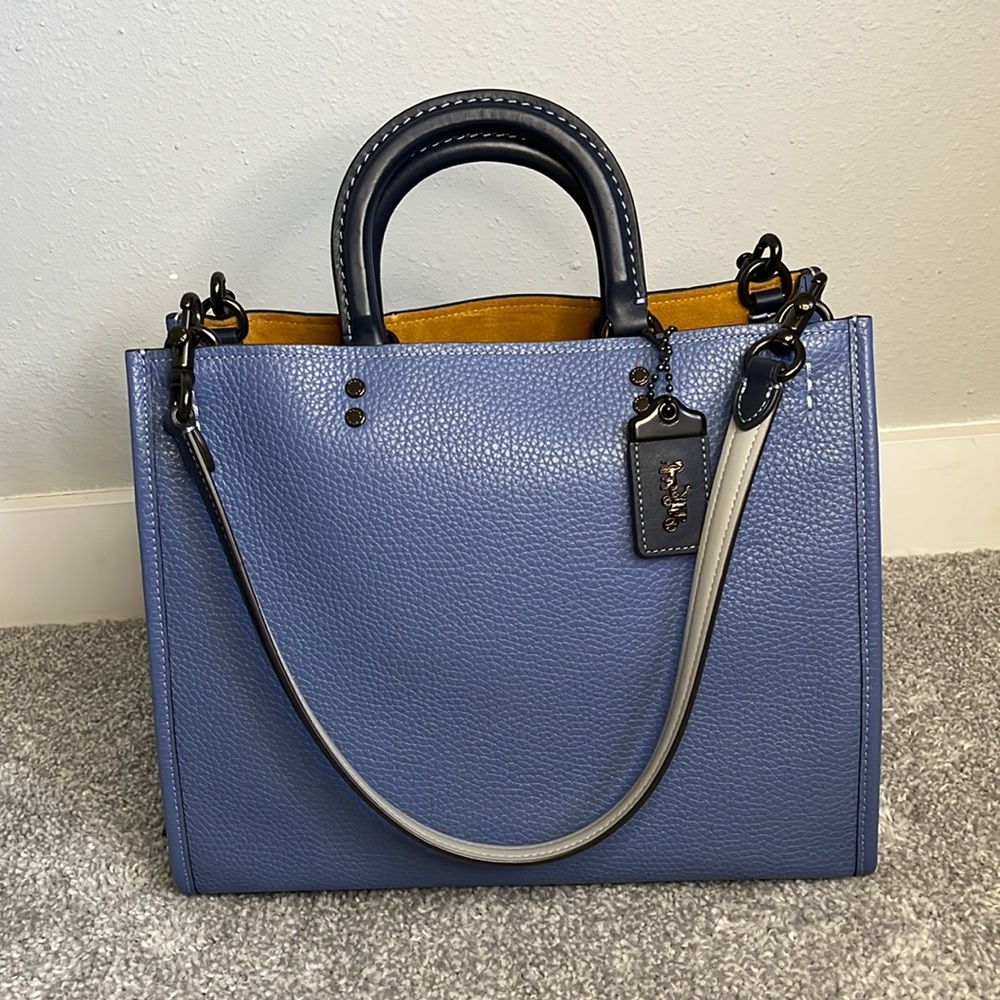 SOLD Coach Rogue Colorblock Chambray